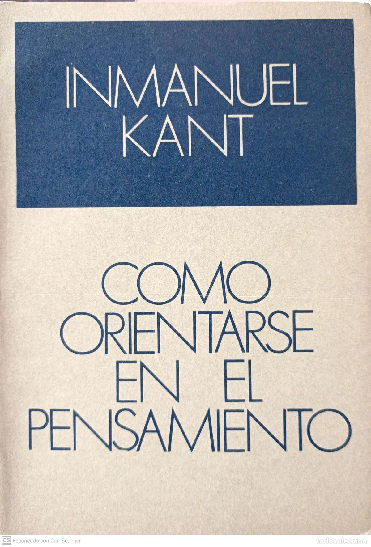 Libros de segunda mano: Como orientarse en el pensamiento - Inmanuel Kant - Foto 1