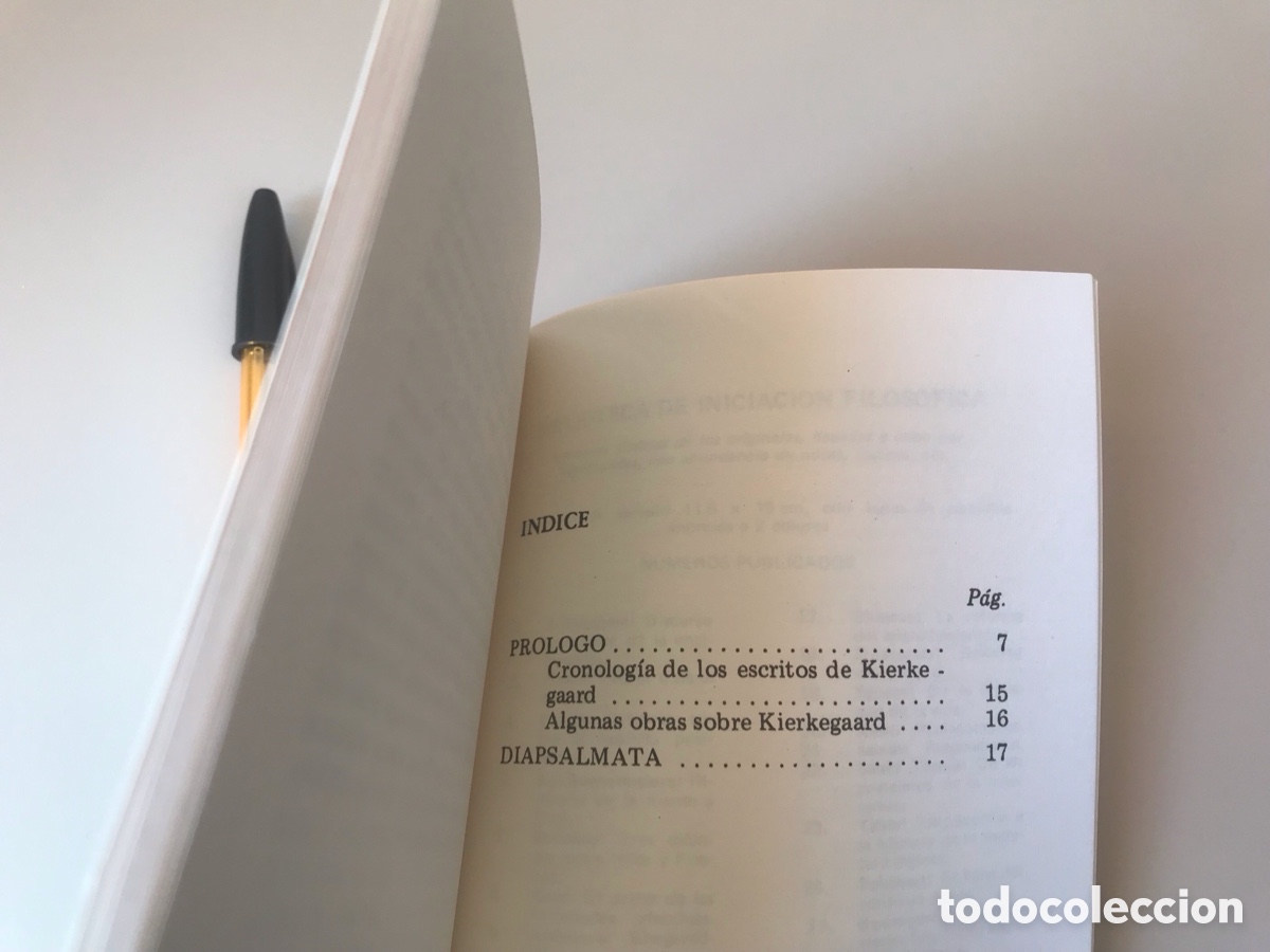 Libros de segunda mano: Diapsalmata. Kierkegaard. Aguilar - Foto 3
