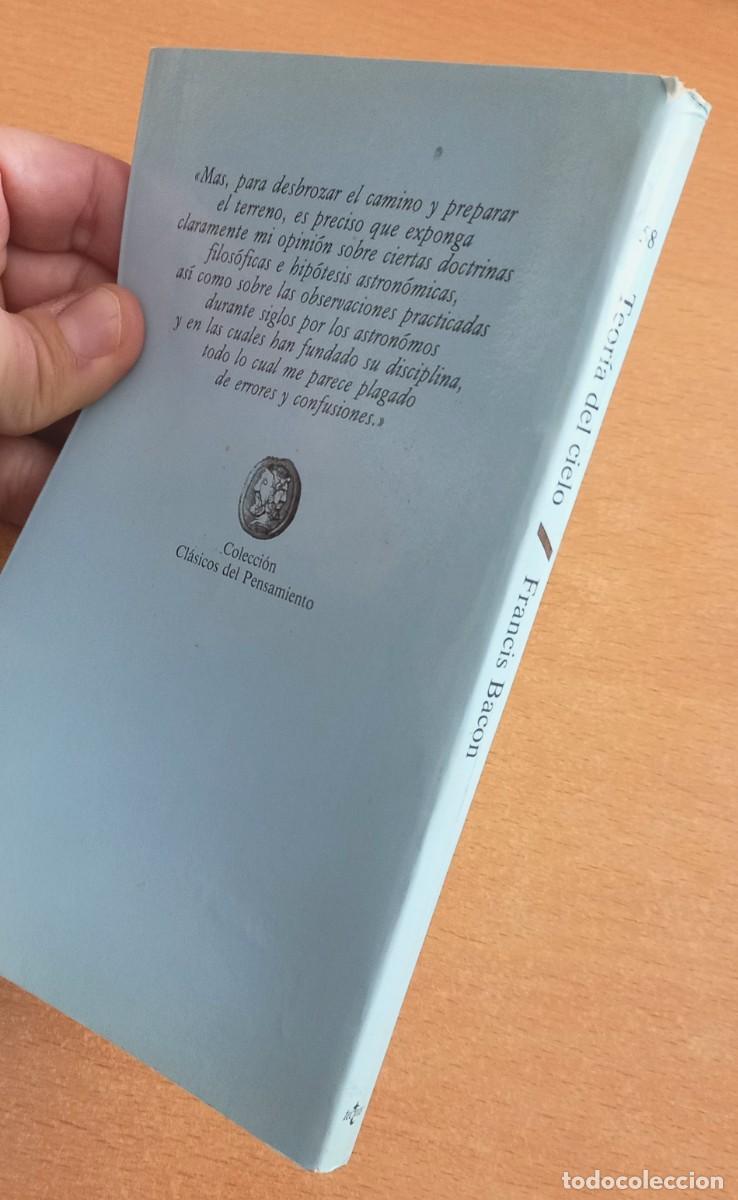 Libros de segunda mano: Francis Bacon - Teor&iacute;a del cielo - Tecnos - Foto 3
