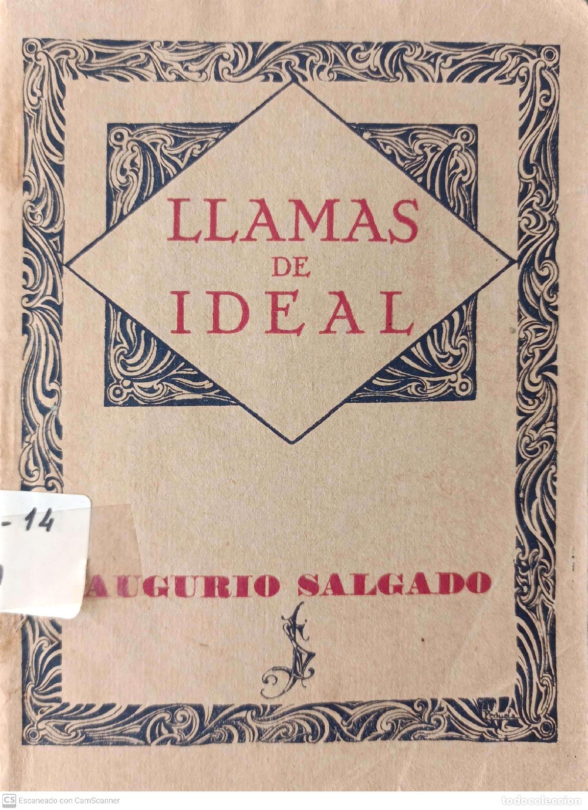 Libros de segunda mano: Llamas de ideal - Augurio Salgado - Foto 1