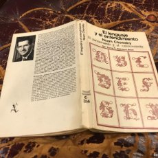 Libros de segunda mano: NOAM CHOMSKY. EL LENGUAJE Y EL ENTENDIMIENTO. EL PENSAMIENTO Y EL CONOCIMIENTO. 1980
