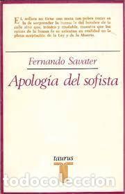 Libros de segunda mano: apolog&iacute;a del sofista Fernando Savater - Foto 1