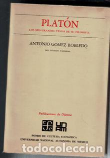 Libros de segunda mano: Plat&oacute;n. Antonio G&oacute;mez Robledo - Foto 1
