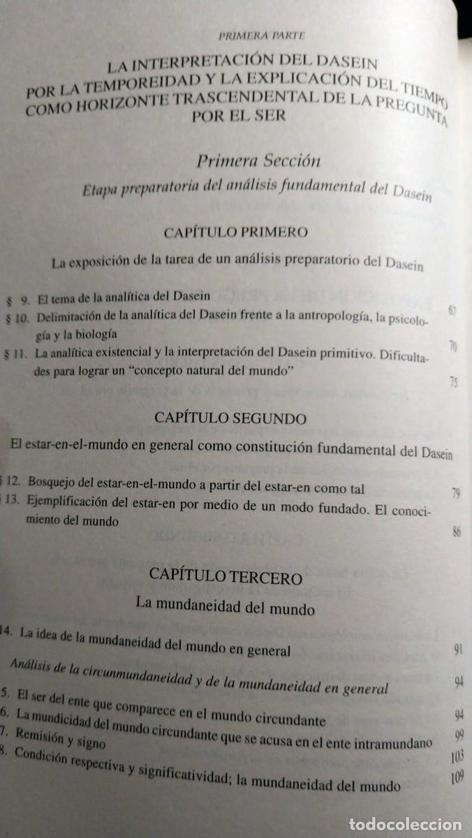 Libros de segunda mano: SER Y TIEMPO - HEIDEGGER - Foto 3