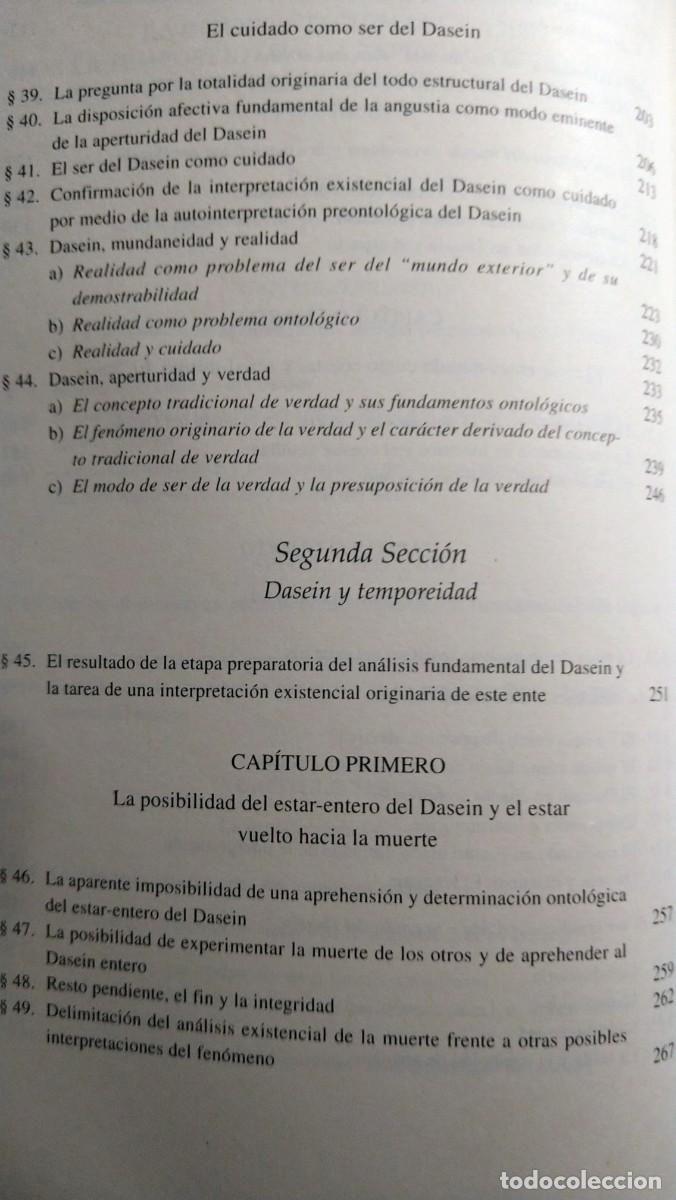 Libros de segunda mano: SER Y TIEMPO - HEIDEGGER - Foto 5