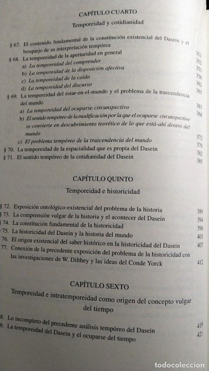 Libros de segunda mano: SER Y TIEMPO - HEIDEGGER - Foto 7