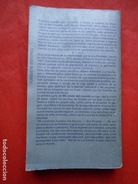 Libros de segunda mano: MI VISI&Oacute;N DEL MUNDO ALBERT EINSTEIN - Foto 2