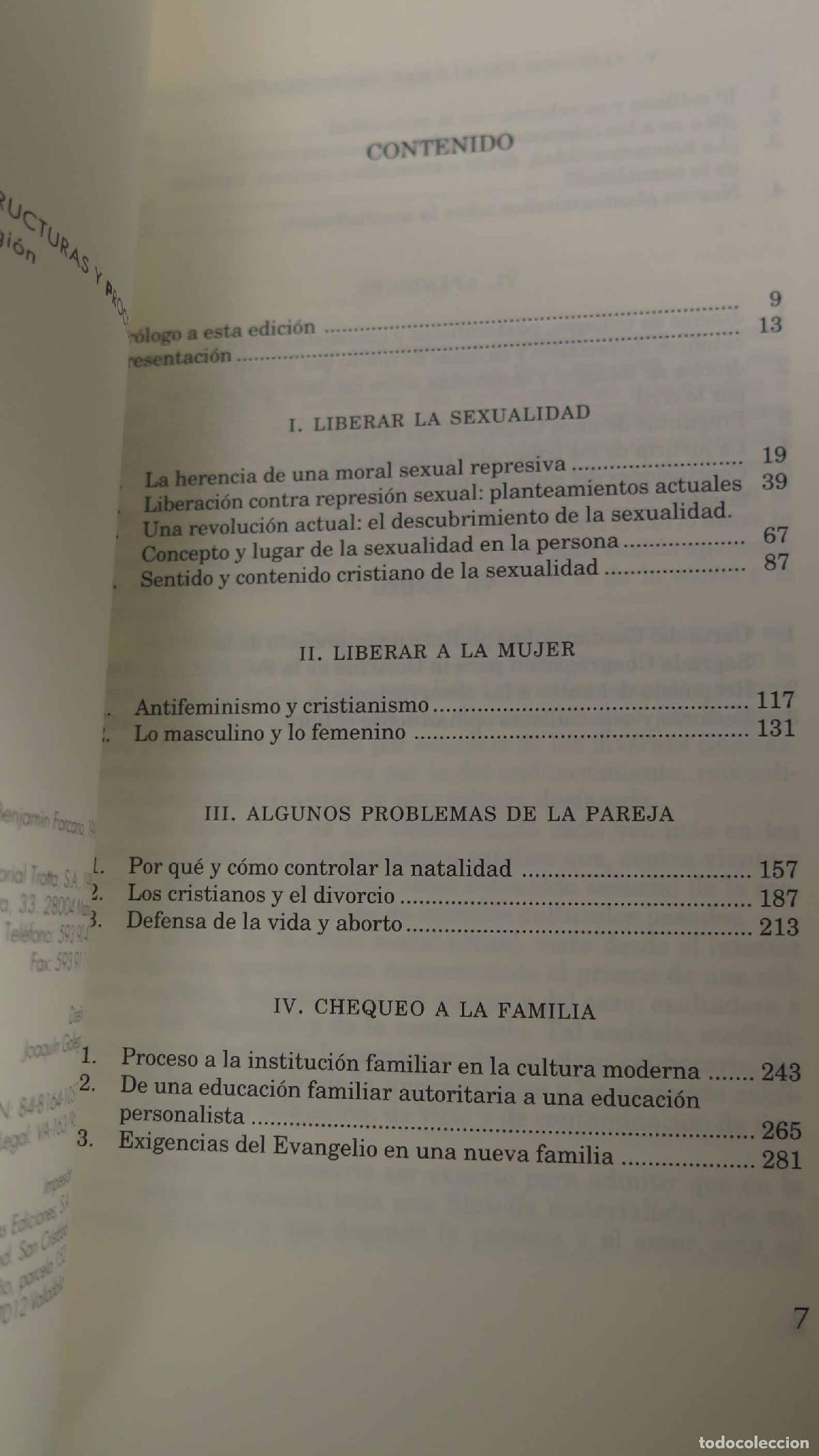 Libros de segunda mano: Nueva &eacute;tica sexual. Benjam&iacute;n Forcano - Foto 2