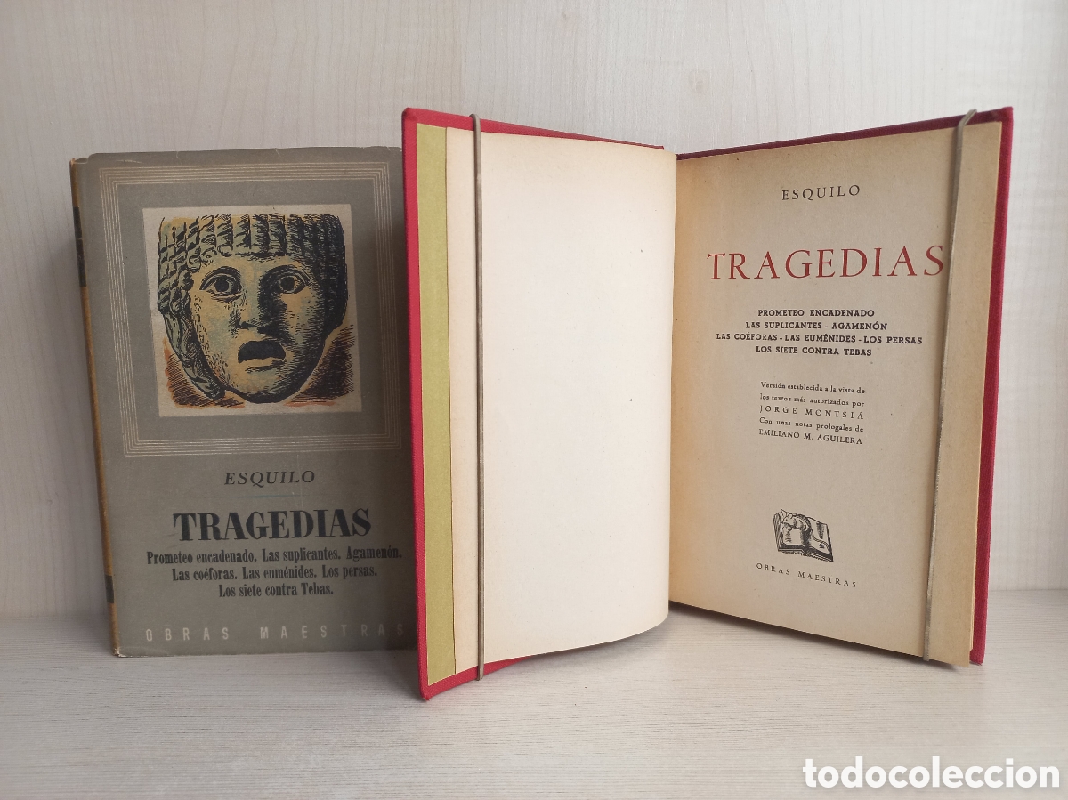 Libros de segunda mano: Tragedias. Esquilo. Editorial Iberia, obras Maestras, 1959. - Foto 5