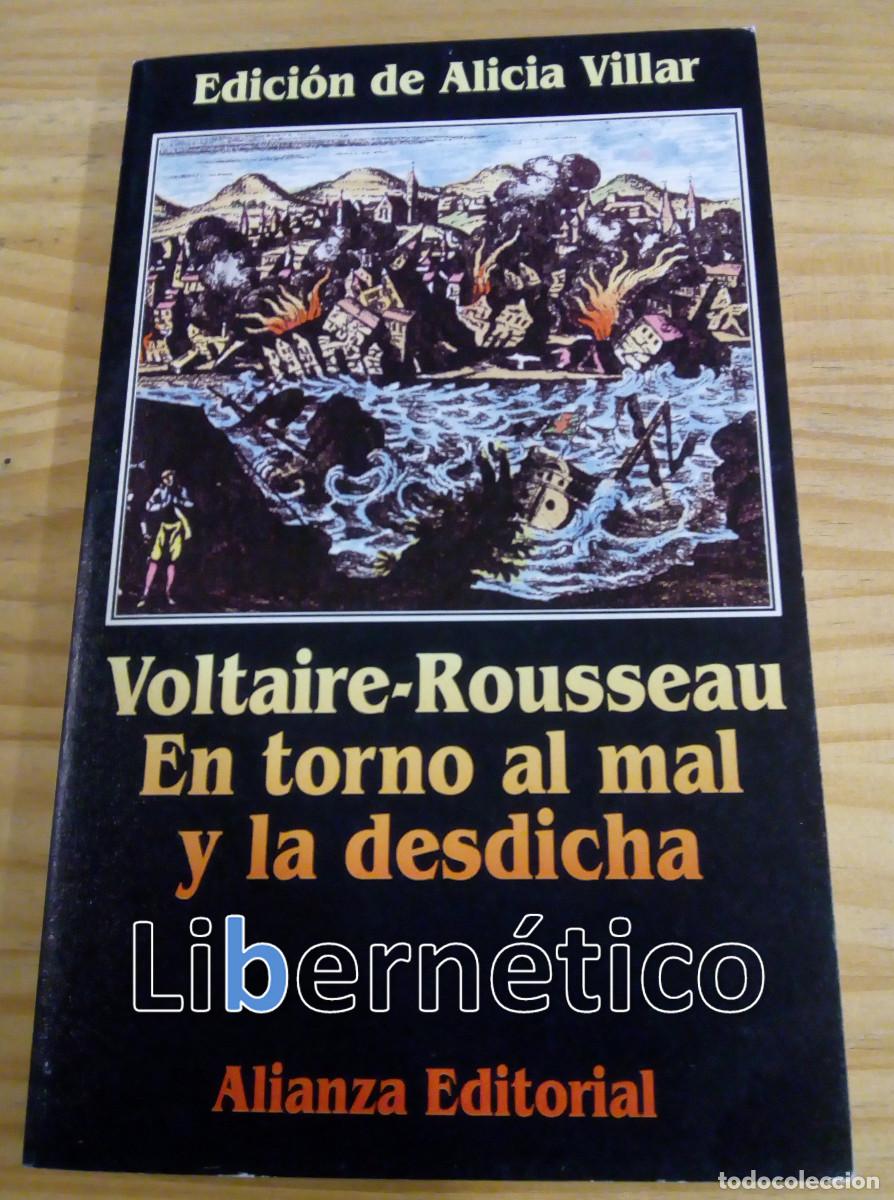 Libros de segunda mano: En torno al mal y la desdicha. Voltaire - Rousseau - Foto 1