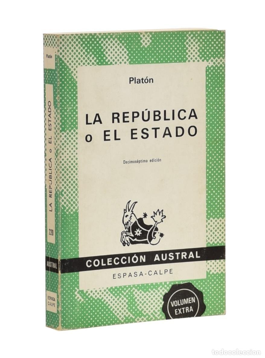 Libros de segunda mano: LA REP&Uacute;BLICA O EL ESTADO - PLAT&Oacute;N - Foto 1