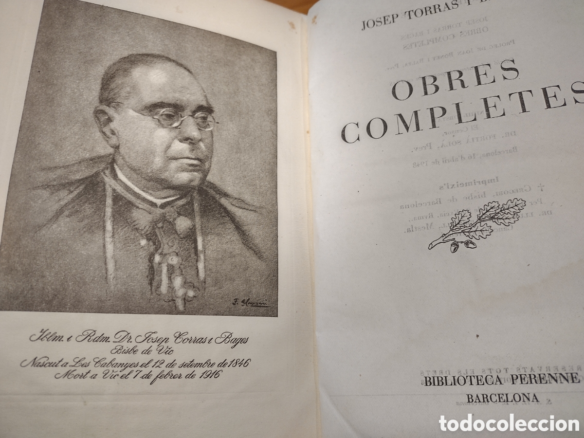 Libros de segunda mano: Obres completes, J. Torras i Bages - Foto 3