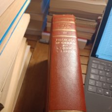 Libros de segunda mano: HISTORIA DE LA FILOSOFÍA 3 FILOSOFÍA MODERNA GILSON LANGAN BUENOS AIRES 1963 EMECE