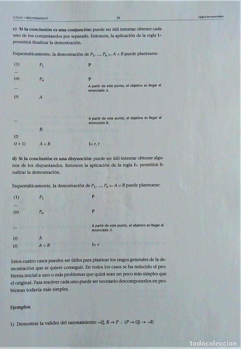 Libros de segunda mano: UNED - FILOSOF&Iacute;A - L&Oacute;GICA - Foto 20
