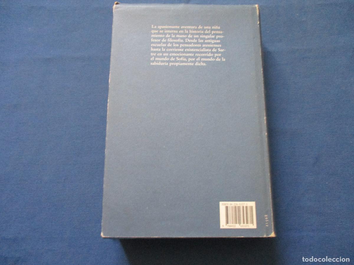 Libros de segunda mano: EL MUNDO DE SOF&Iacute;A &middot; JOSTEIN GAARDER - EDICI&Oacute;N C&Iacute;RCULO DE LECTORES 1995 - Foto 3