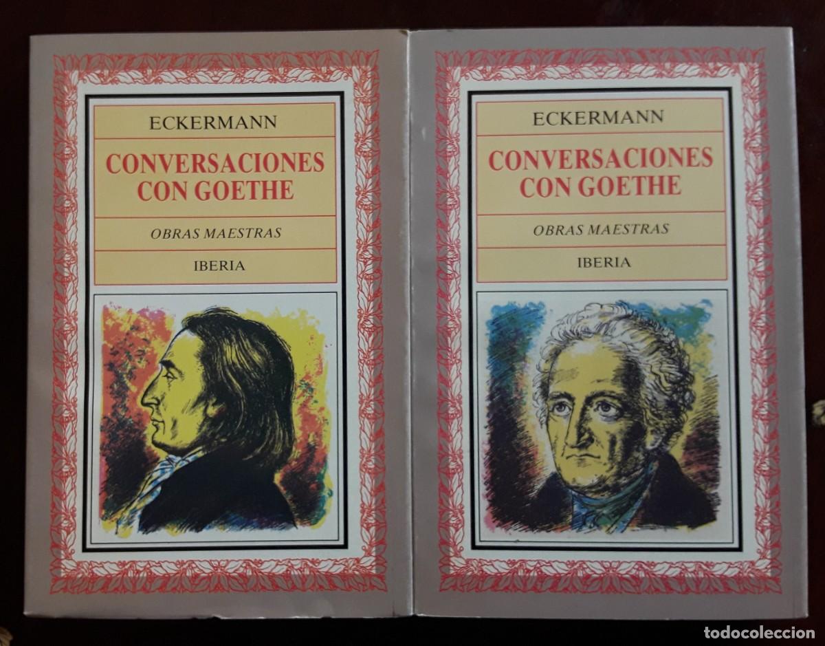 Libros de segunda mano: Conversaciones con Goethe (2 tomos) - Foto 1