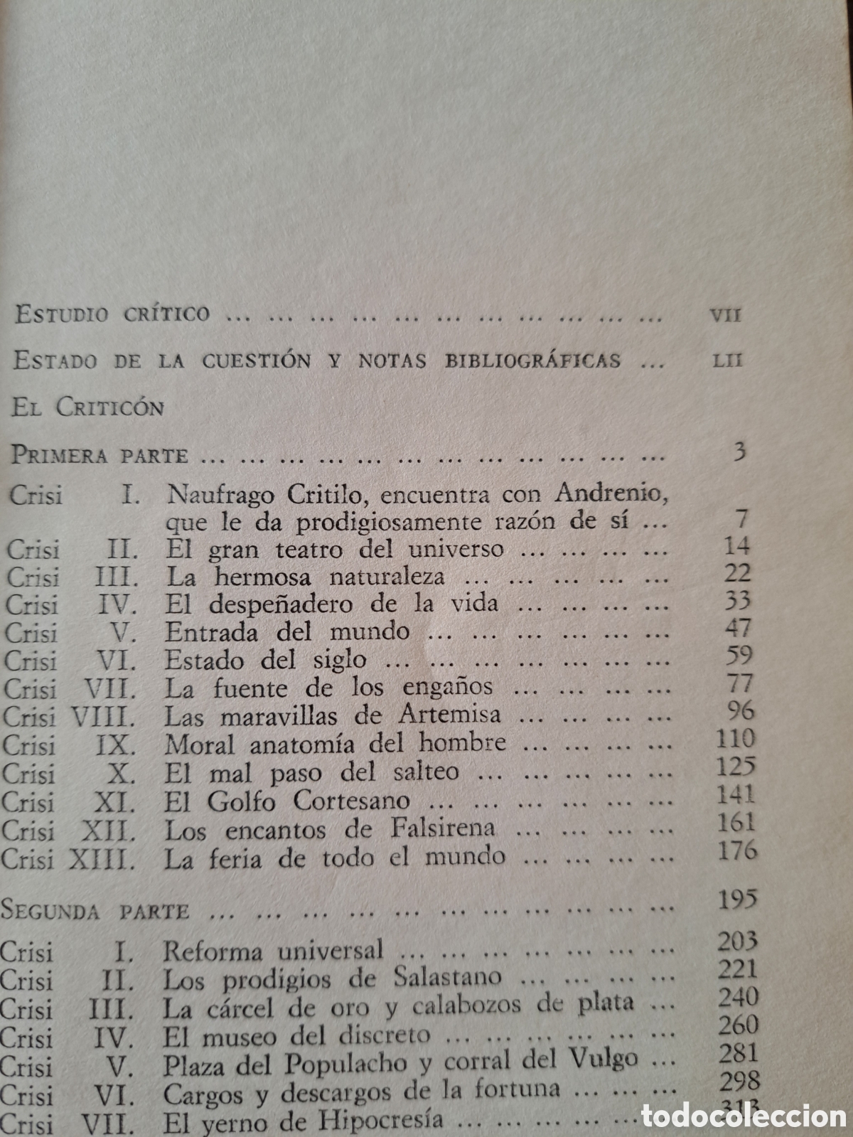 Libros de segunda mano: El Critic&oacute;n Baltasar Gracian - Foto 2