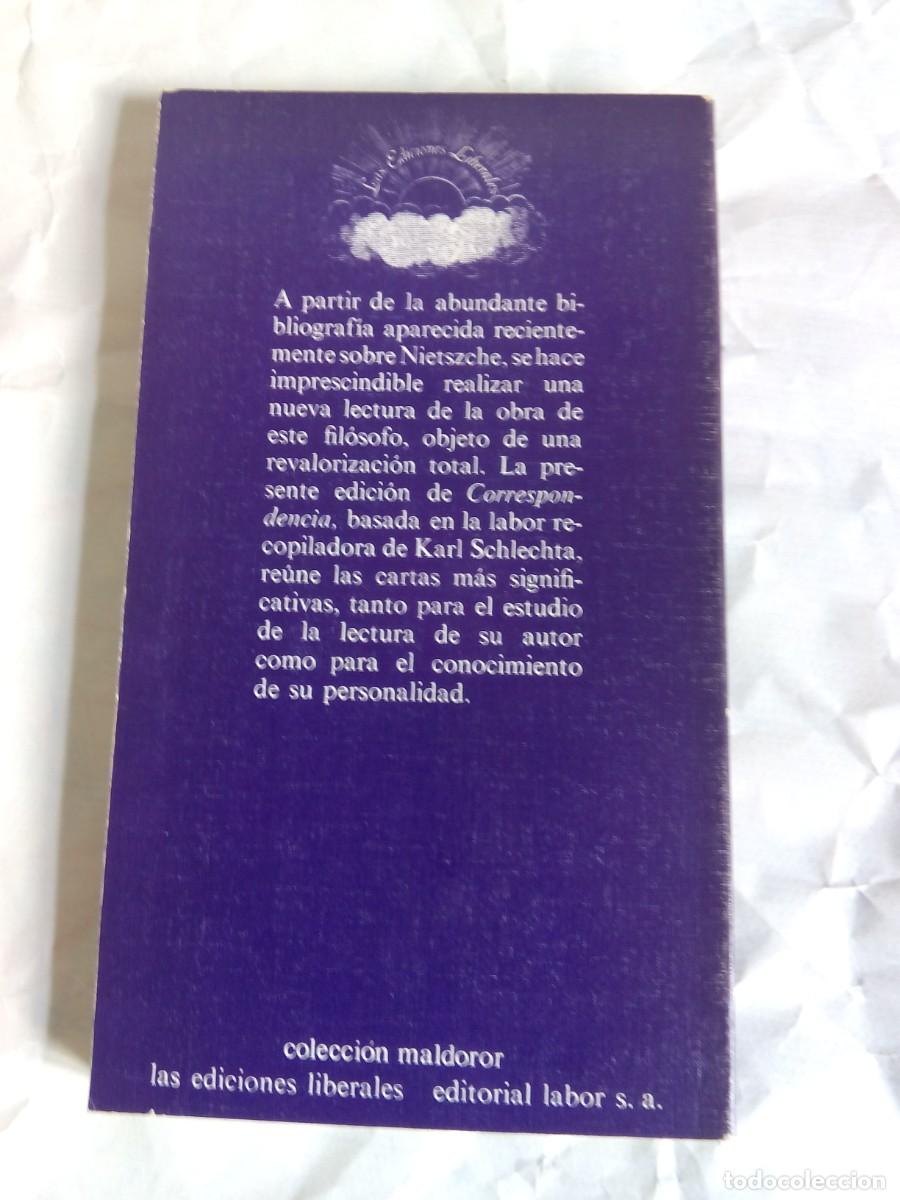 Libros de segunda mano: CORRESPONDENCIA / FRIEDRICH NIETZSCHE - Foto 2