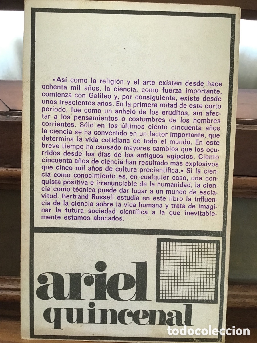 Libros de segunda mano: LA PERSPECTIVA CIENTIFICA- BERTRAND RUSSELL - Foto 2