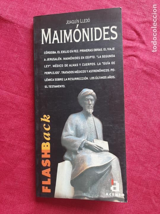 Libros de segunda mano: Maim&oacute;nides - Lled&oacute;, Joaqu&iacute;n - Foto 1