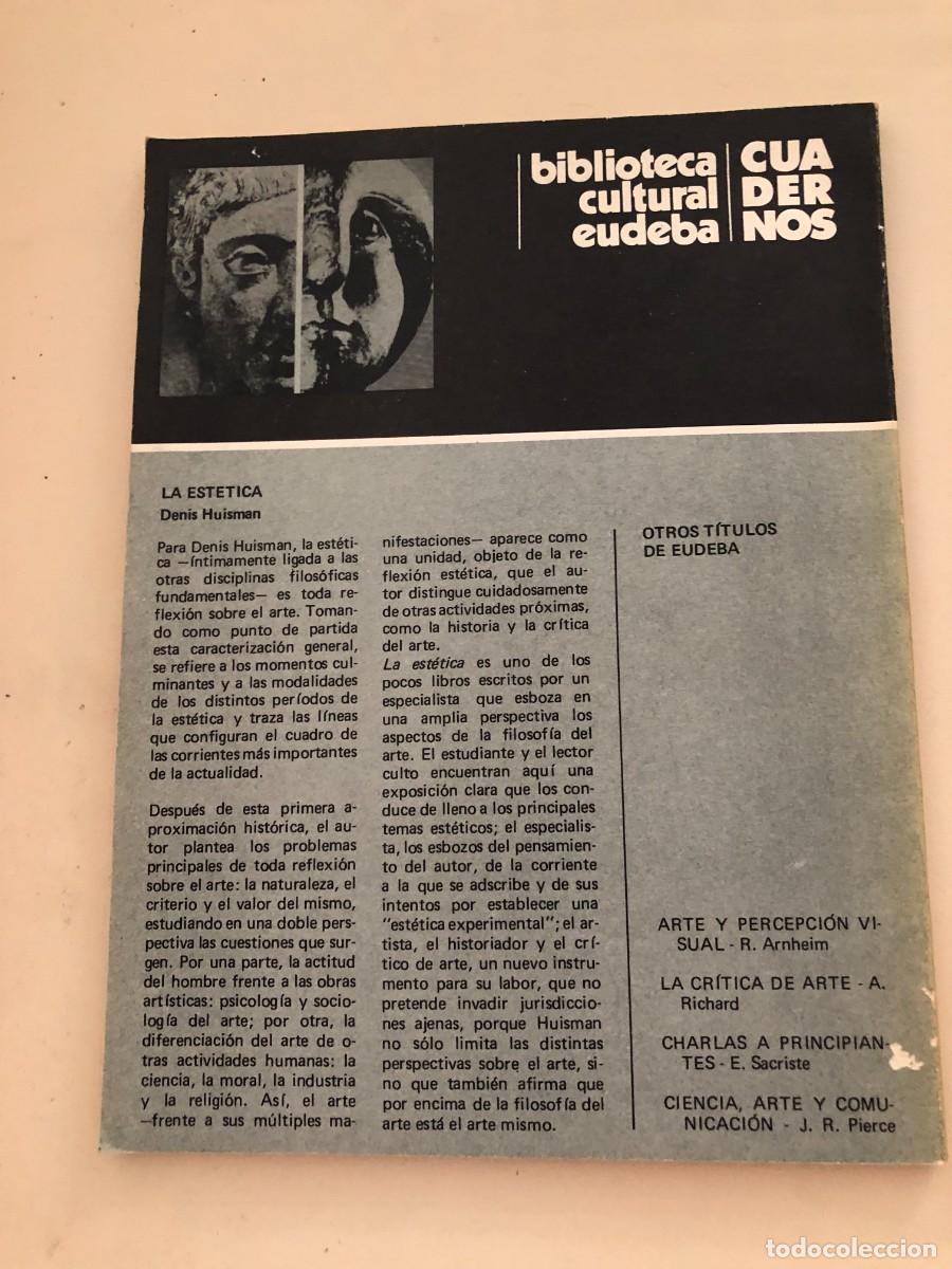 Libros de segunda mano: La Est&eacute;tica. Denis Huisman. - Foto 3