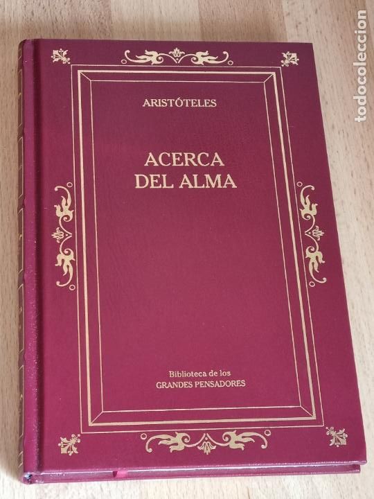 Libros de segunda mano: ARISTOTELES - ACERCA DEL ALMA - RBA 2003 - Foto 1