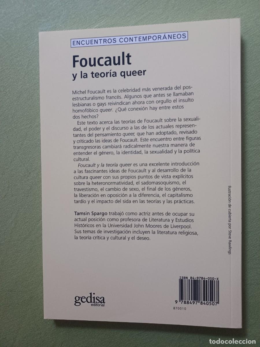 Libros de segunda mano: Foucault y la teor&iacute;a queer - Tamsin Spargo - Foto 2