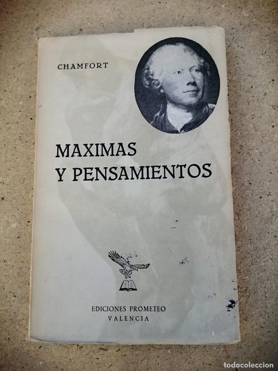 Libros de segunda mano: MAXIMAS Y PENSAMIENTOS (CHAMFORT) - Foto 1
