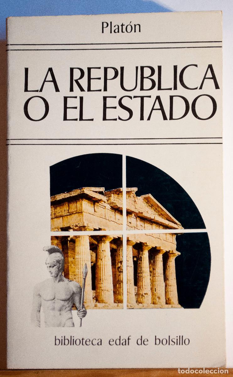 Libros de segunda mano: La Rep&uacute;blica o el estado. Plat&oacute;n. Ed. Edaf. 1987 - Foto 1