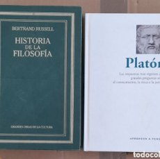 Libros de segunda mano: LOTE 2 LIBROS HISTORIA DE LA FILOSOFÍA / PLATÓN.