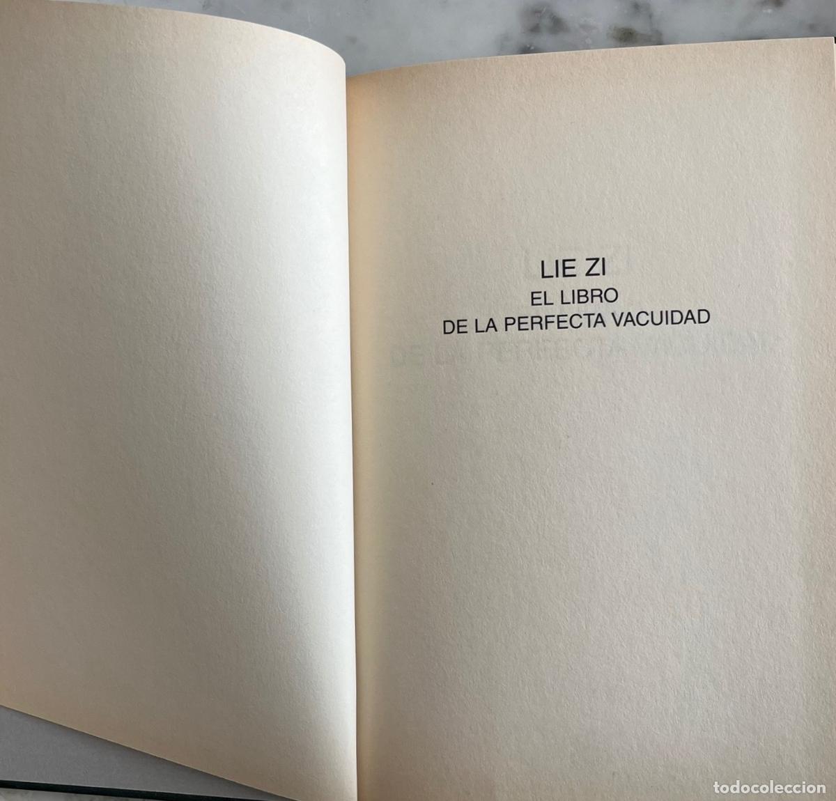 Libros de segunda mano: LIE ZI, EL LIBRO DE LA PERFECTA VACUIDAD. LIBRO RBA 2002 COMO NUEVO - Foto 2