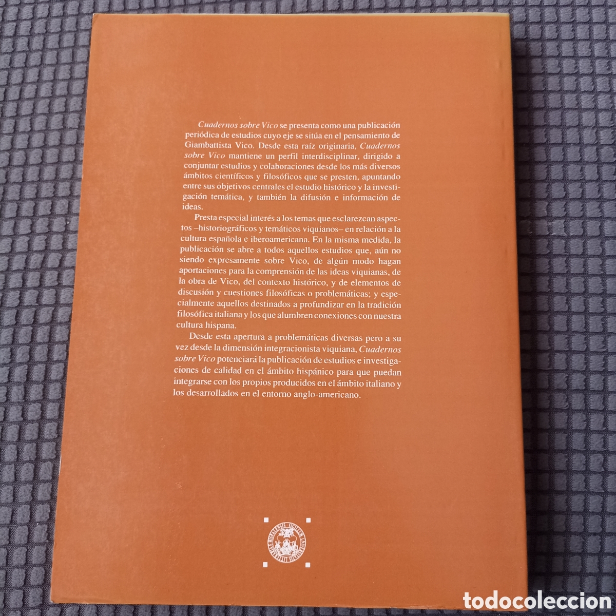 Libros de segunda mano: Cuadernos sobre Vico, n&ordm; 3, 1993. CIV. - Foto 2