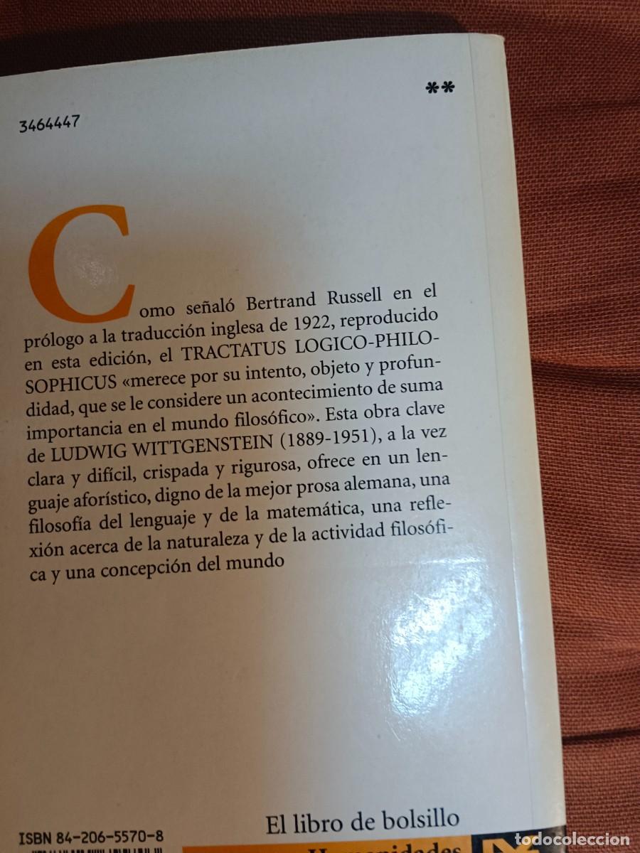 Libros de segunda mano: Tractatus logico-philosophicus - Foto 4