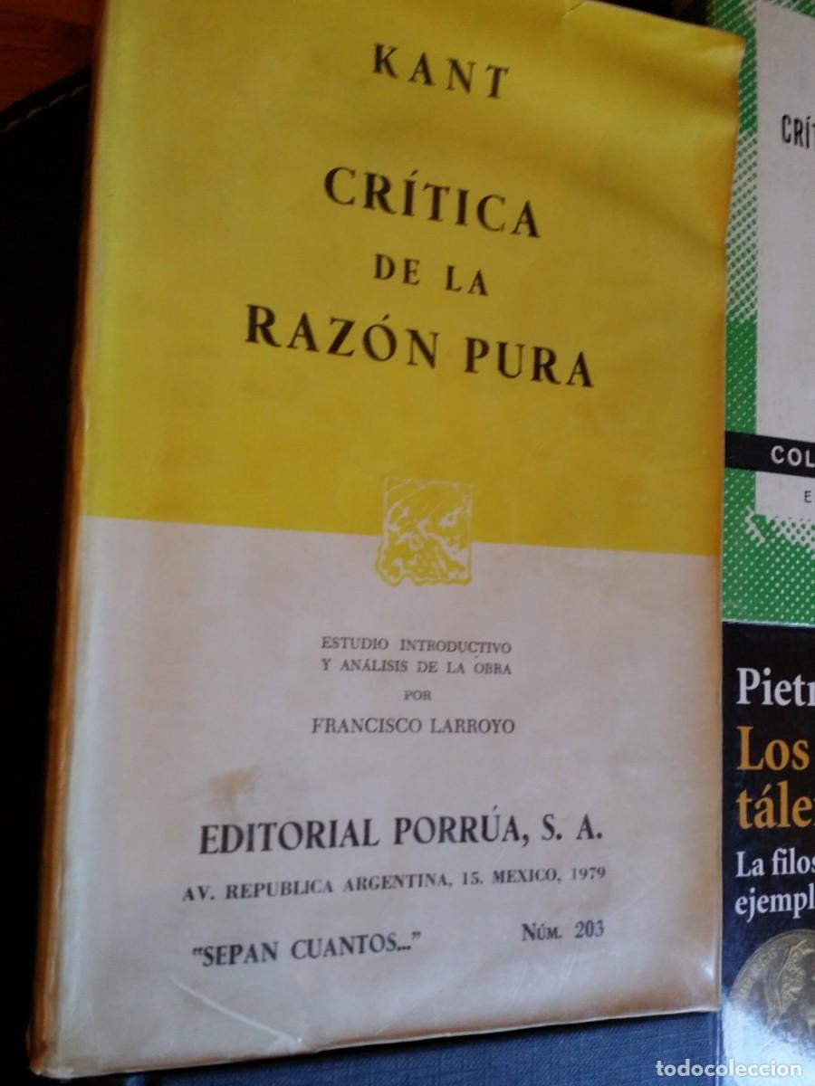 Libros de segunda mano: LOTE libros FILOSOF&Iacute;A de INMANUEL KANT - Foto 5