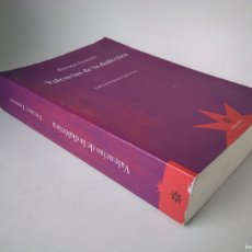 Libros de segunda mano: FREDRIC JAMESON. VALENCIAS DE LA DIALÉCTICA