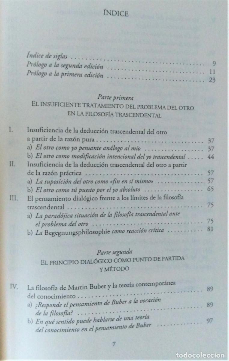Libros de segunda mano: DIEGO SANCHEZ MECA - MARTIN BUBER - ED. HERDER - Foto 5