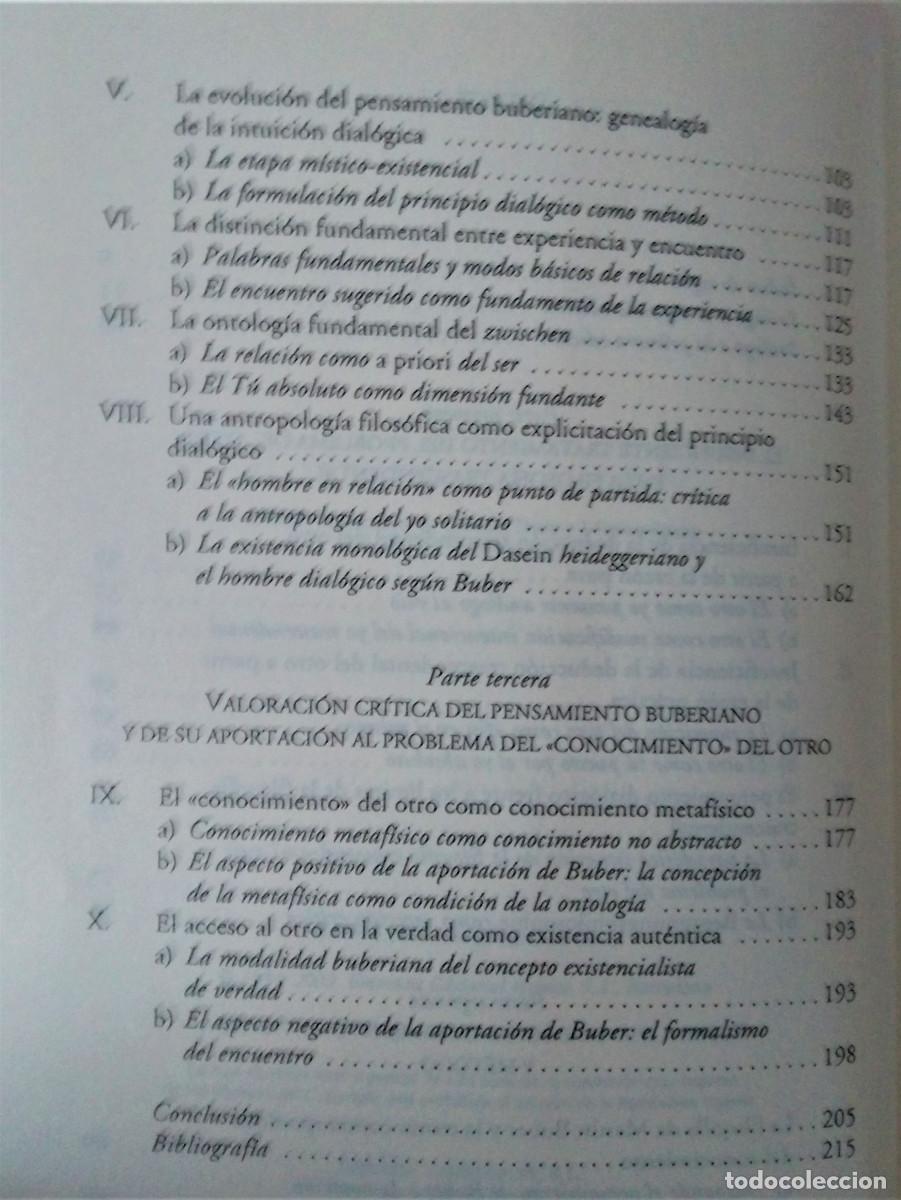 Libros de segunda mano: DIEGO SANCHEZ MECA - MARTIN BUBER - ED. HERDER - Foto 6