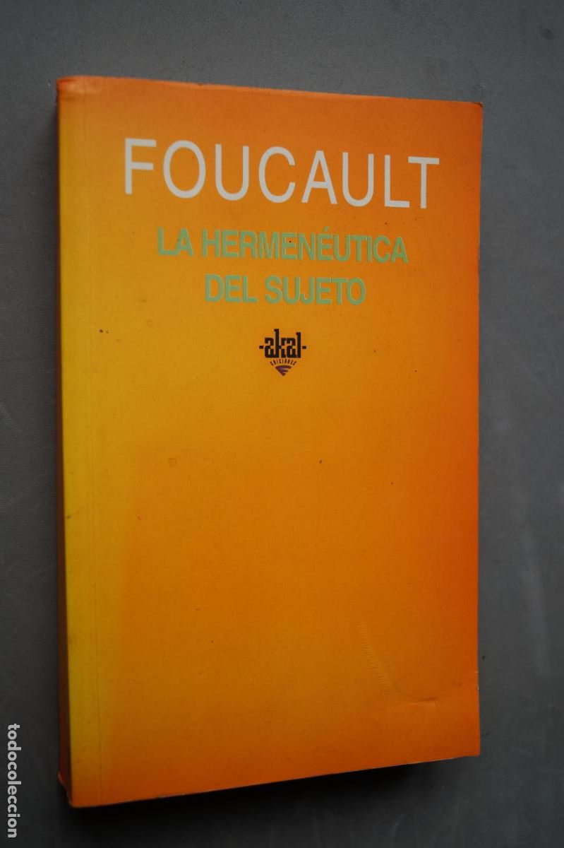 Libros de segunda mano: FOUCAULT. LA HERMENEUTICA DEL SUJETO. - Foto 1
