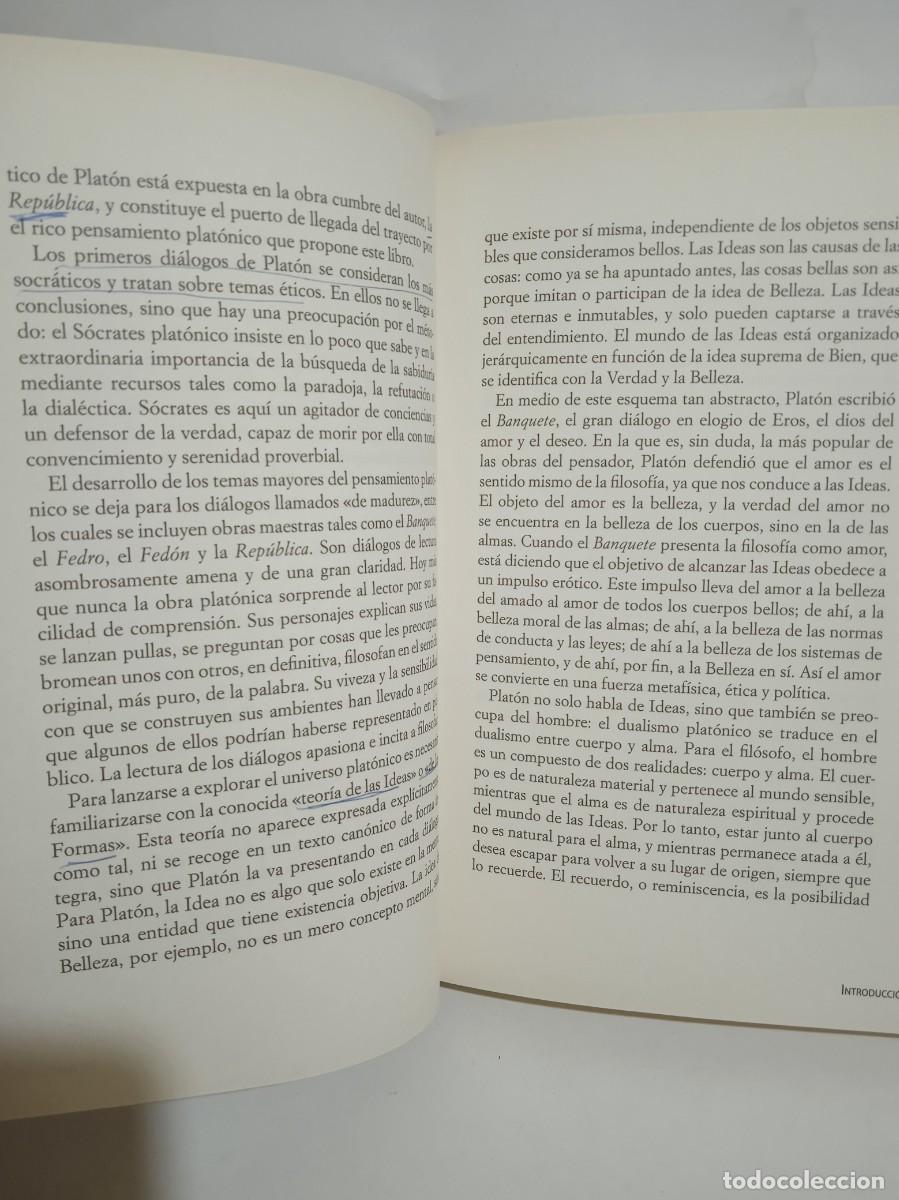 Libros de segunda mano: PLAT&Oacute;N. APRENDE A PENSAR - 2015 - RBA - 159 P&aacute;ginas - Foto 4