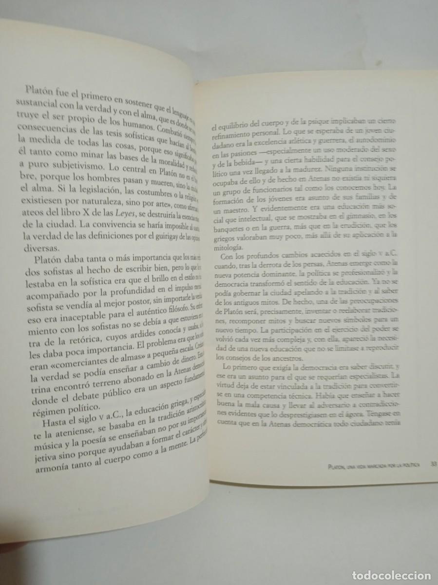 Libros de segunda mano: PLAT&Oacute;N. APRENDE A PENSAR - 2015 - RBA - 159 P&aacute;ginas - Foto 5