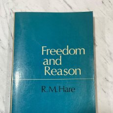 Libros de segunda mano: FREEDOM AND REASON . HARE OXFORD PAPERBACKS 1967