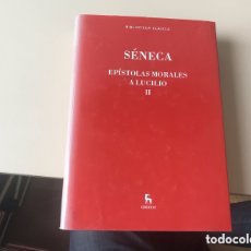 Libros de segunda mano: EPÍSTOLAS MORALES A LUCÍLIA. SÉNECA. BIBLIOTECA CLÁSICA. GREDOS 2016