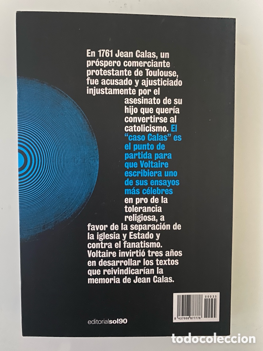 Libros de segunda mano: Tratado sobre la tolerancia - VOLTAIRE - Foto 2