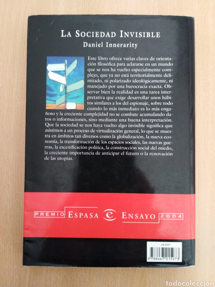 Libros de segunda mano: LA SOCIEDAD INVISIBLE. Daniel Innerarity - Foto 3