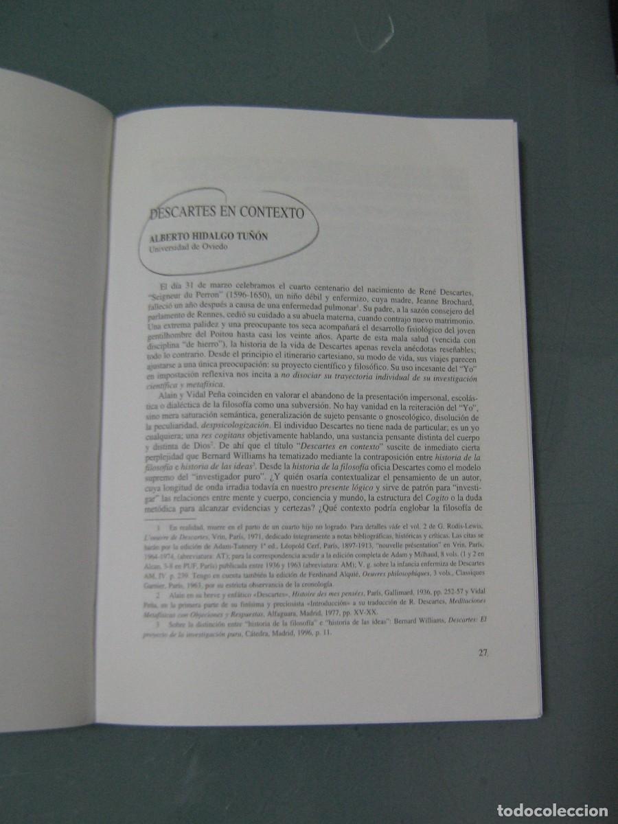 Libros de segunda mano: CENTENARIO DE RENE DESCARTES - Foto 5