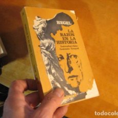 Libros de segunda mano: LA RAZÓN EN LA HISTORIA. HEGEL. SEMINARIOS Y EDICIONES, HORA H, 1972