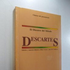 Libros de segunda mano: EL DISCURSO DEL MÉTODO - DESCARTES