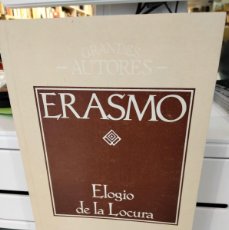 Libros de segunda mano: ELOGIO DE LA LOCURA - ERASMO