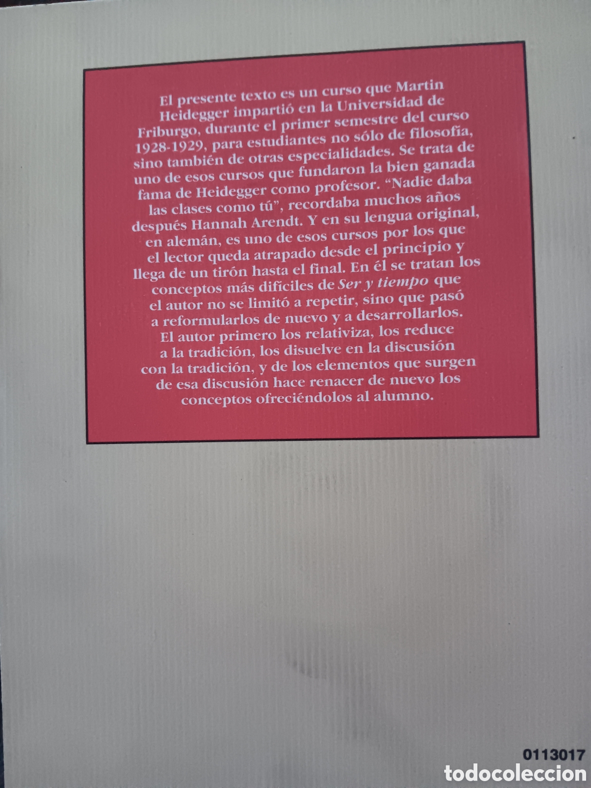 Libros de segunda mano: Martin Heidegger. Introducci&oacute;n a la filosof&iacute;a - Foto 2