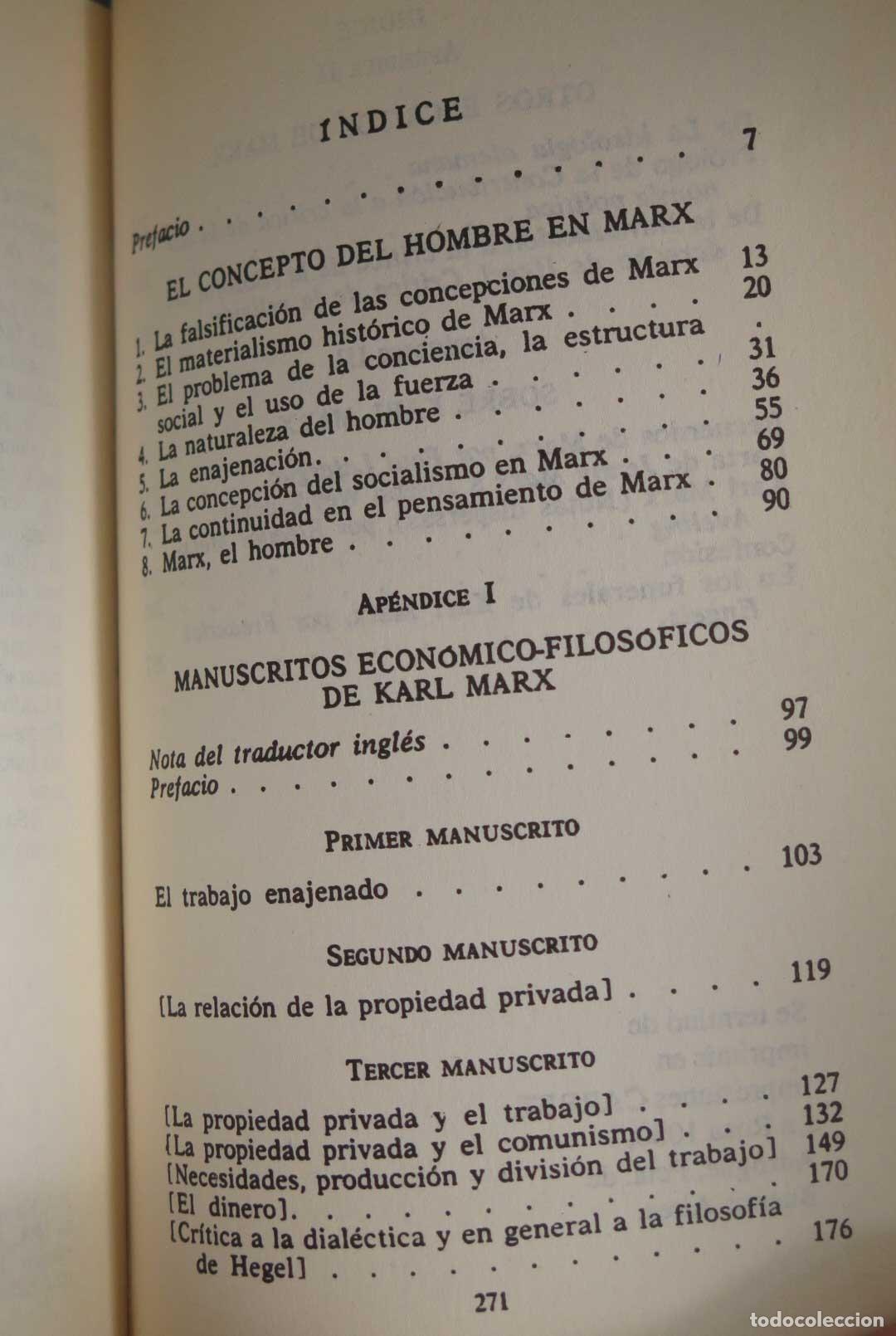 Libros de segunda mano: Marx y su concepto del hombre. Fromm - Foto 2